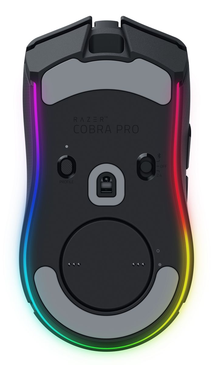 Razer Cobra Pro Gaming Mouse Wireless RF + USB-C 30.000 DPI Ambidextrous Chroma RGB mit Unterbodenbeleuchtung Black