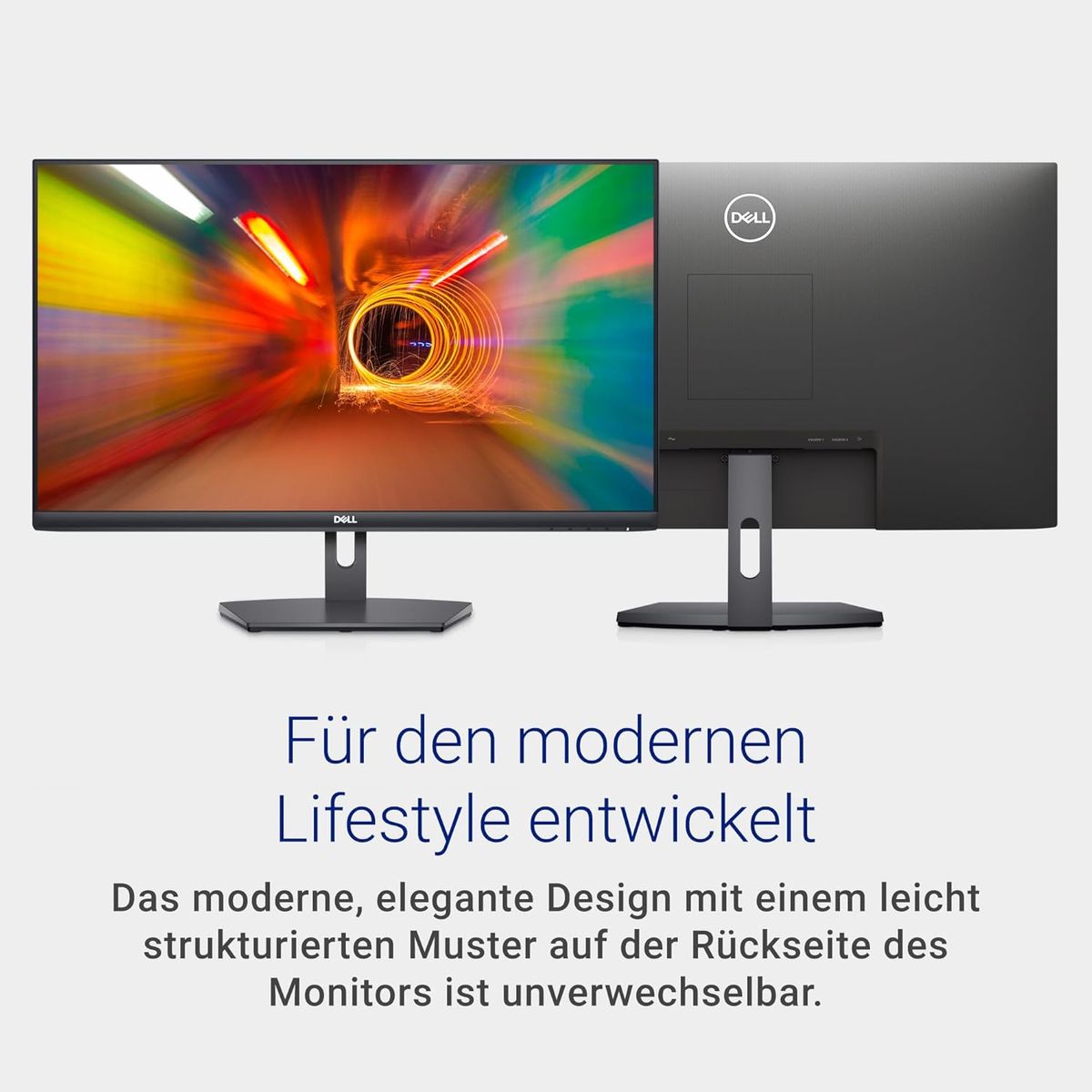 Dell S2721NX 27-Zoll Full HD (1920 x 1080) Monitor, 75Hz, IPS, 4ms, AMD FreeSync, Ultra Dünner Rahmen, 2x HDMI, Schwarz