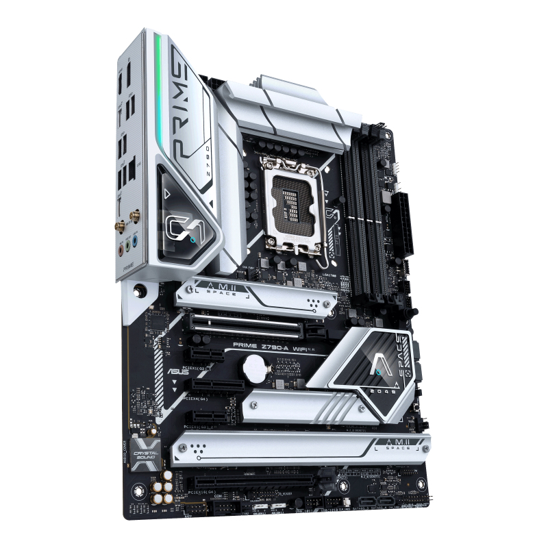 ASUS PRIME Z790-A WIFI Mainboard ATX LGA1700 DDR5 PCIe 5.0 4x M.2 Wi‑Fi 6E Bluetooth 5.3 2,5 Gb LAN Thunderbolt USB-C