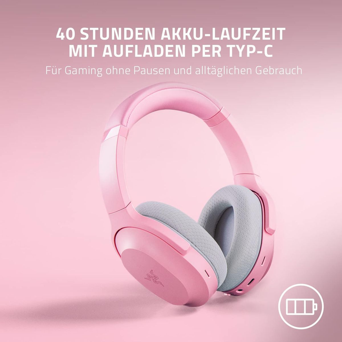 Razer Barracuda Gaming & Mobile Headset Dual Wireless Virtual 7.1 Surround-Sound Multi-Plattform Quartz