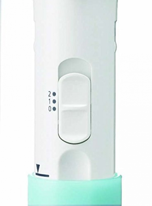 PANASONIC EW-DJ10 Munddusche / Reisemunddusche mit integriertem Wassertank, Mundwasser geeignet,  Tank abnehmbar, Batteriebetrieb, Aquamarin-Weiß