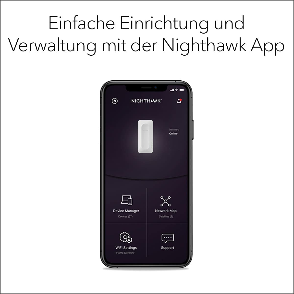 NETGEAR  Nighthawk EAX12 Wi-Fi 6 WLAN Mesh Repeater AX1600 DualBand Smart Roaming