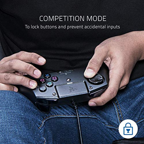 Razer Raion Fightpad for PS4 Gaming Controller Arcade-Stick USB Touchpad for PS4 PC Black