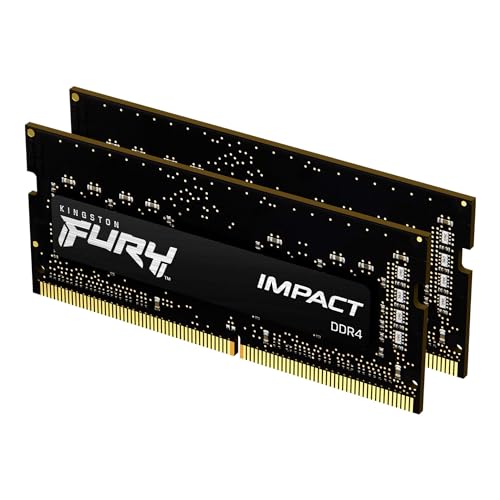 Kingston KF432S20IBK2/32 FURY Impact 32GB (2x16GB) 3200 MHz DDR4 CL20 SODIMM Laptop Speicher-Kit