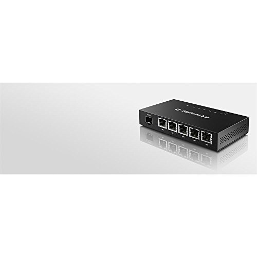 Ubiquiti Networks EdgeRouter ER-X-SFP 6-Port Gigabit Router mit SFP, PoE