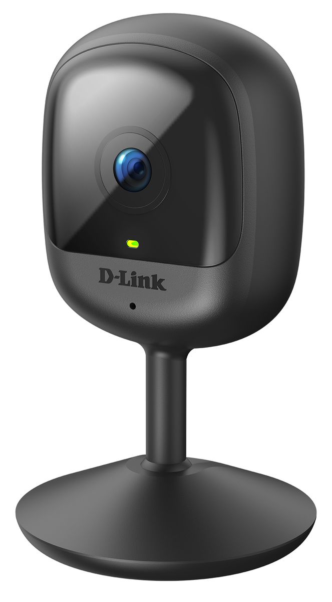 D-Link DCS-6100LHV2 Indoor Sicherheitskamera, WLAN (802.11n), 1080p Full HD, Nachtsicht 5 m, 110° Weitwinkel, MicroSD bis 256 GB, Mikrofon & Lautsprecher, Schwarz
