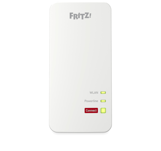 FRITZ! Powerline 1240 AX Powerline WLAN-Set, 1200 Mbit/s, Gigabit Ethernet, Wi‑Fi 6 (802.11ax), Weiß, 2er-Set