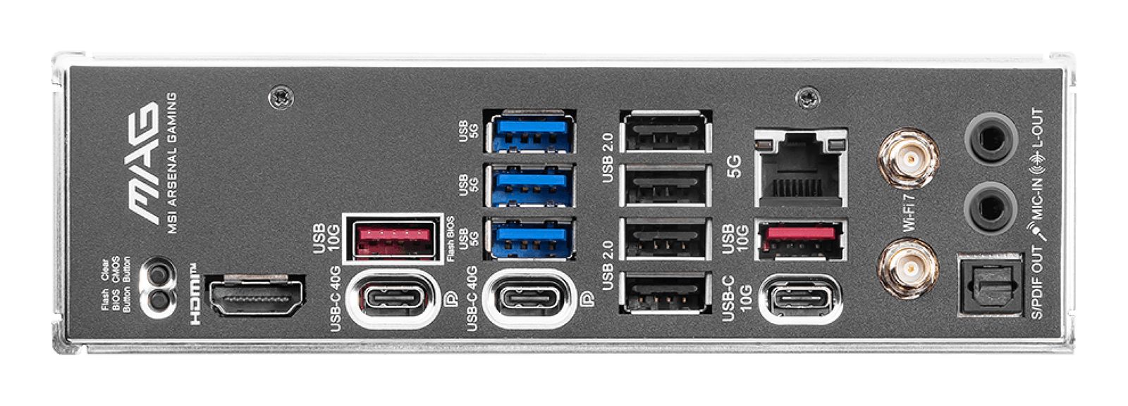 MSI MAG X870E TOMAHAWK WIFI Mainboard, AMD X870E, Sockel AM5, DDR5, Wi‑Fi 7, 5 Gigabit Ethernet, 7.1 Audio, ATX, 4x M.2, PCIe 5.0