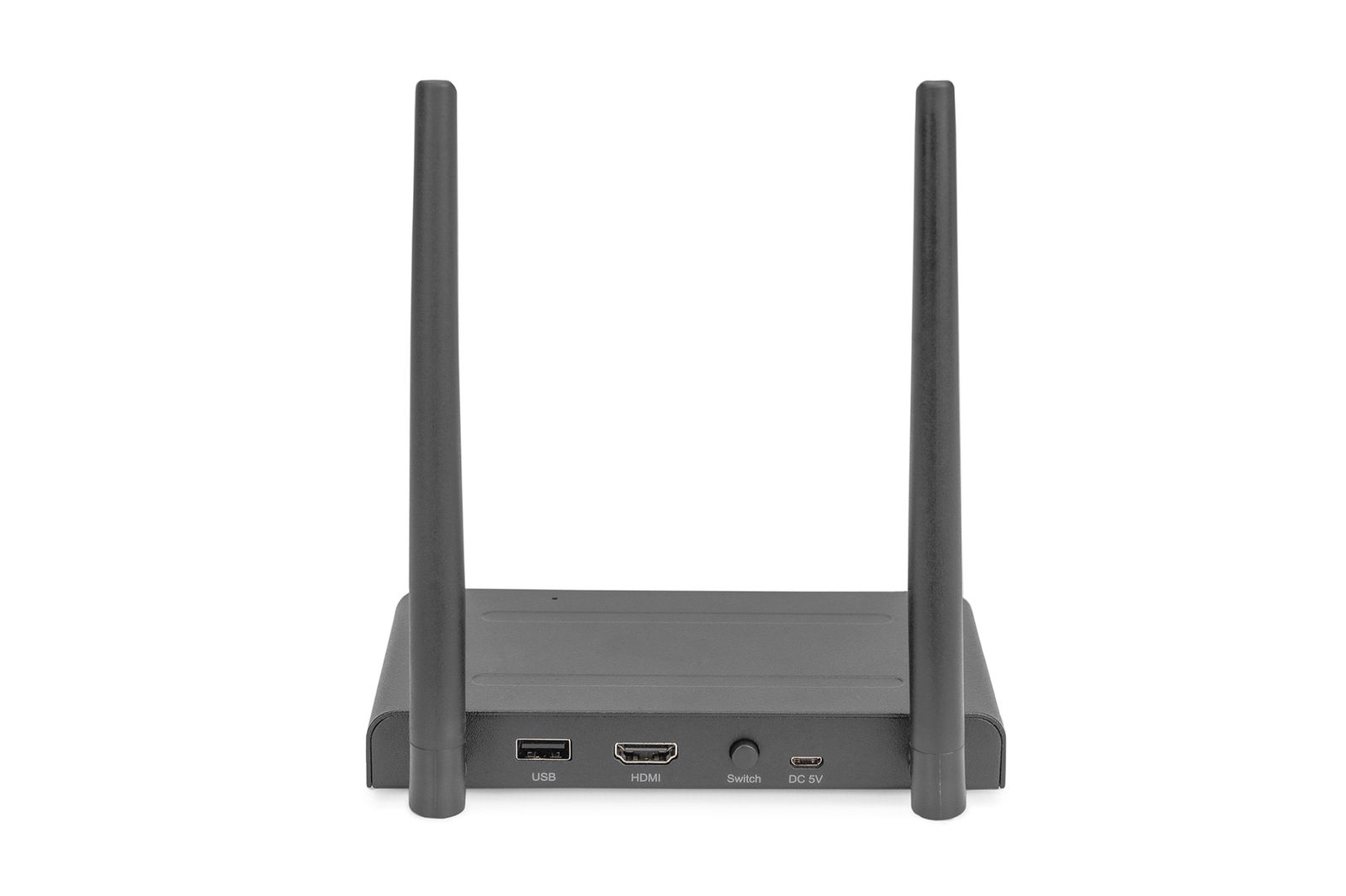 Digitus DS-55321 Wireless HDMI KVM Extender Set, 200 m, Full HD 1080p/60Hz, HDMI, USB KVM, HDMI Loop-Out, AES-128, WPA2