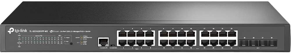 TP-Link Omada SG3428XPP-M2 Netzwerk-Switch Managed L2+ 2.5G Ethernet (100/1000/2500) Power over Ethernet (PoE) 1U Schwarz