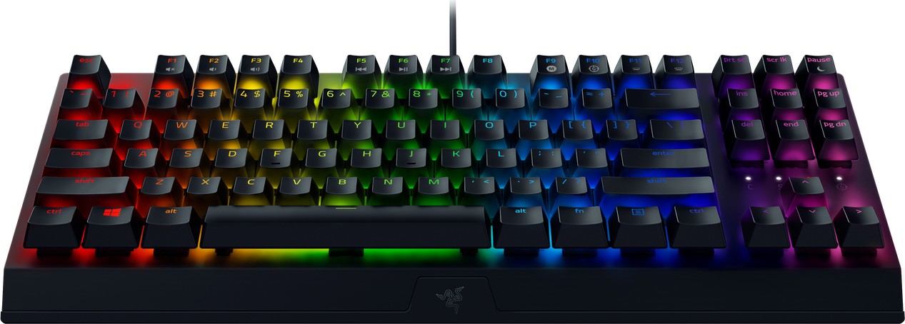 Razer BlackWidow V3 TKL Gaming Keyboard Green Switches Chroma RGB UK Layout QWERTY