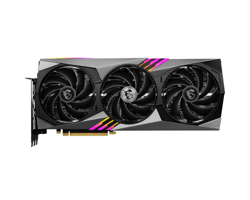 MSI GeForce RTX 4070 Ti GAMING TRIO 12G Grafikkarte, 12 GB GDDR6X, PCIe 4.0, HDMI 2.1a, 3x DisplayPort 1.4a, 285 W, 16-pin
