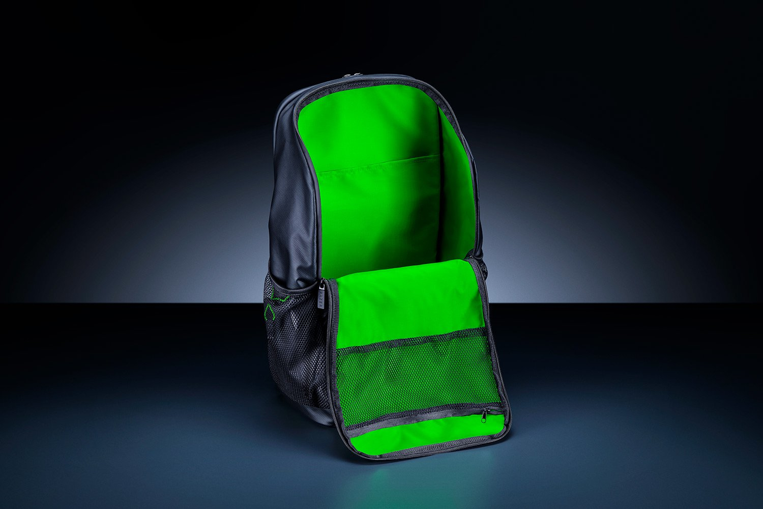 Razer Scout 16 Rucksack Schwarz, Grün Polyurethan, Polyester