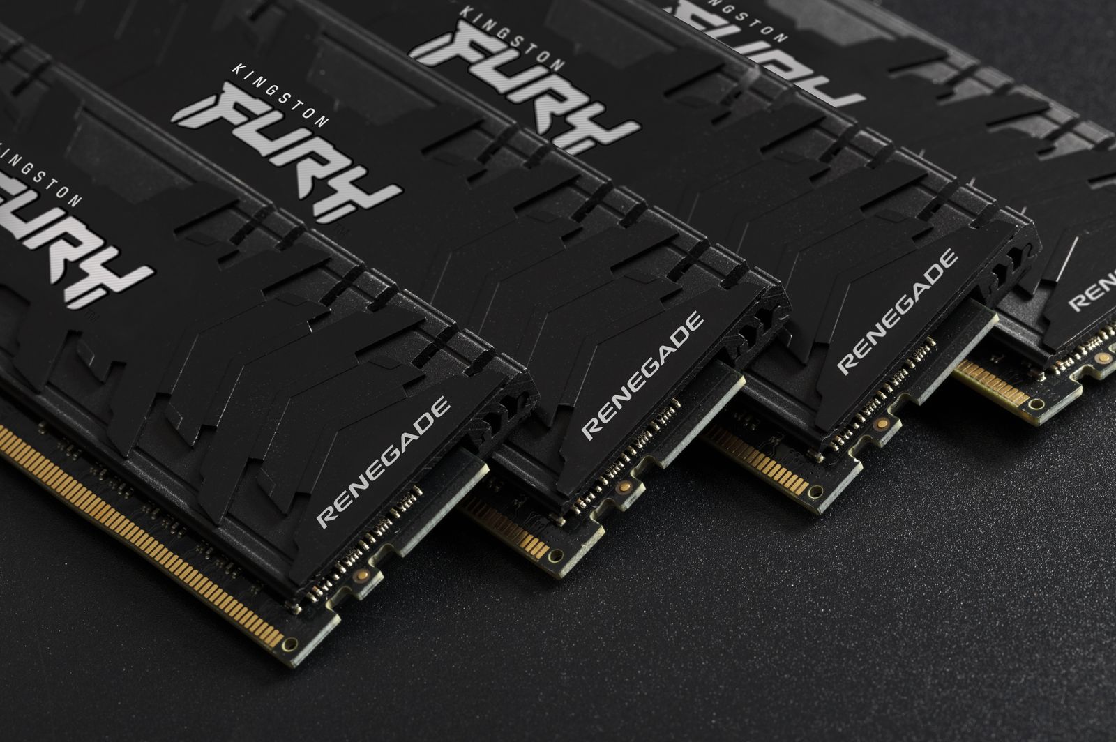 Kingston Technology KF446C19RB2K2/16 FURY Renegade 16GB (2x8GB) DDR4-4600 CL19 DIMM, XMP 2.0, 1.4 V, schwarzer Kühlkörper