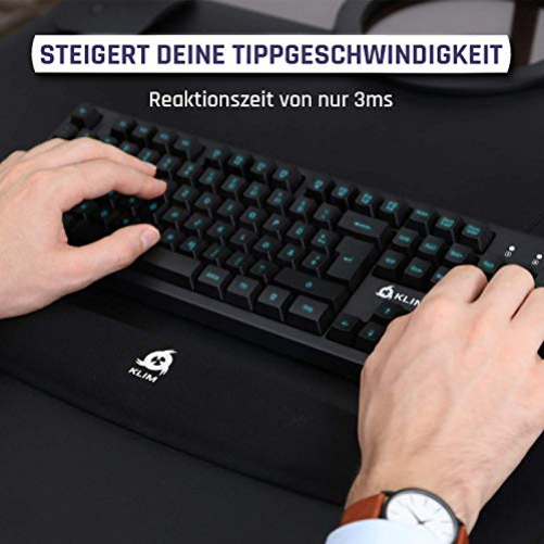 KLIM Bolt RGB Gaming Tastatur Multimedia-Steuerung Wired DE-Layout