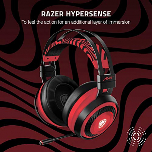 Razer Nari Ultimate HyperSense PewDiePie Gaming Headset 360° Surround-Sound Wireless RF + 3.5mm Chroma RGB for PC PS4*