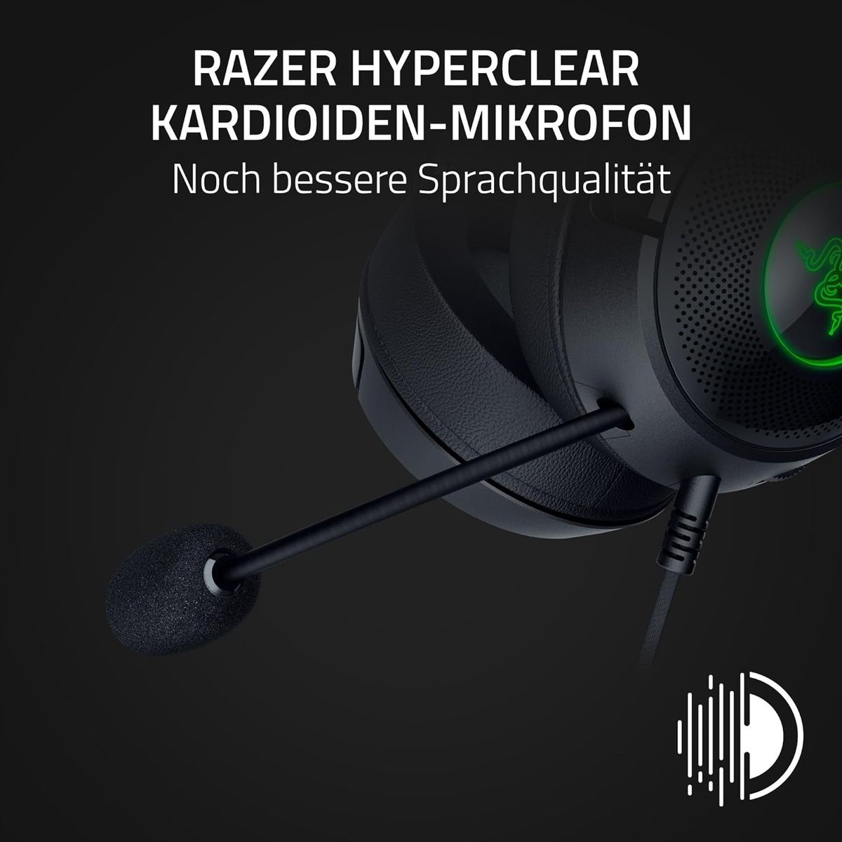 Razer Kraken Kitty V2 Gaming Headset USB Virtual 7.1 Surround-Sound for PC Black