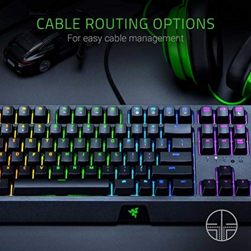 Razer BlackWidow Gaming Keyboard Green Switches Chroma RGB USA Layout QWERTY ISO