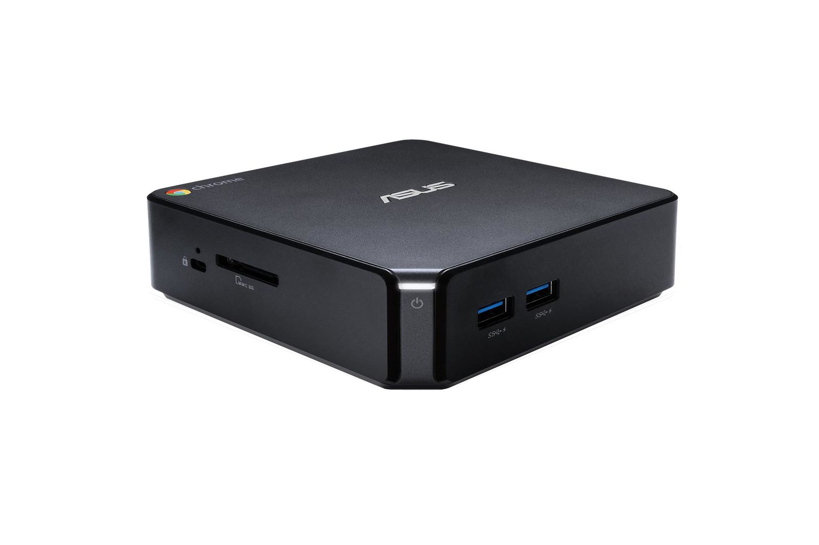 ASUS 90MS01B1-M00450 Chromebox 3 Mini-PC, Intel Core i7-8550U, 4 GB RAM, 32 GB SSD, ChromeOS, Schwarz
