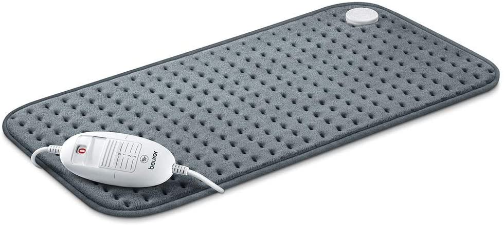 Beurer heating pad HK 123, cuddly heat pad with 3 temperature settings and automatic switch-off, machine washable, made in Europe, XXL size 60 x 30 cm