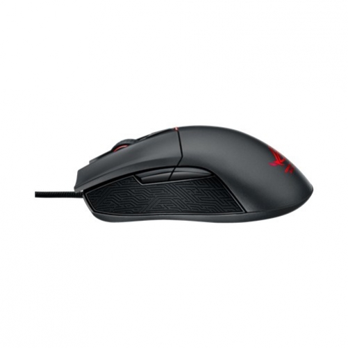 ASUS ROG Gladius Ergonomische Optische 6.400 DPI Gaming Maus schwarz/rot