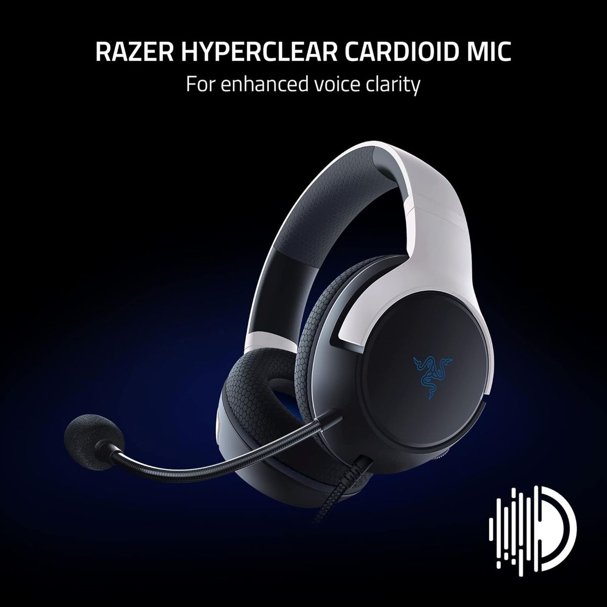 Razer Kaira X PlayStation Licensed Gaming Headset Stereo 3.5mm for PS PC Mobile White