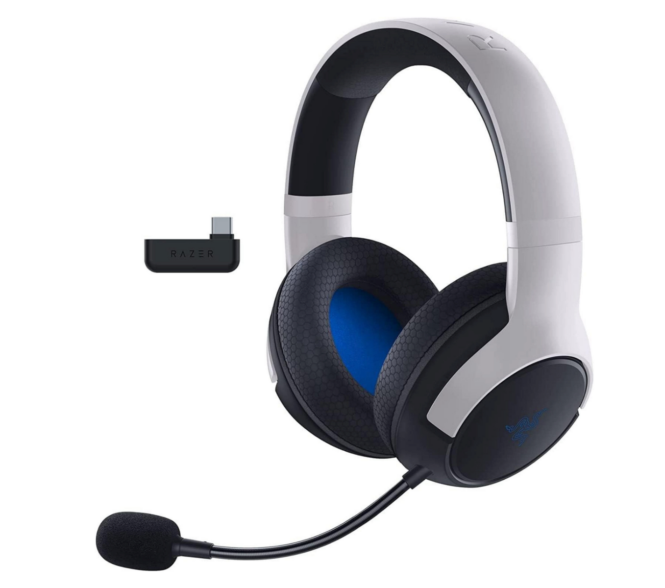 Razer Epic Duo Bundle for PlayStation Kaira X Gaming Headset Stereo 3.5mm + Universal Quick Charging Stand for PS5 White