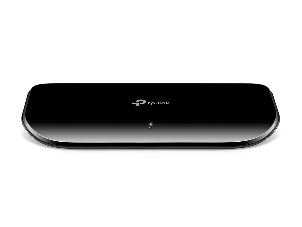 TP-Link TL-SG1008D 8 Port Gigabit Desktop Switch Ethernet LAN Switch Schwarz v10.0