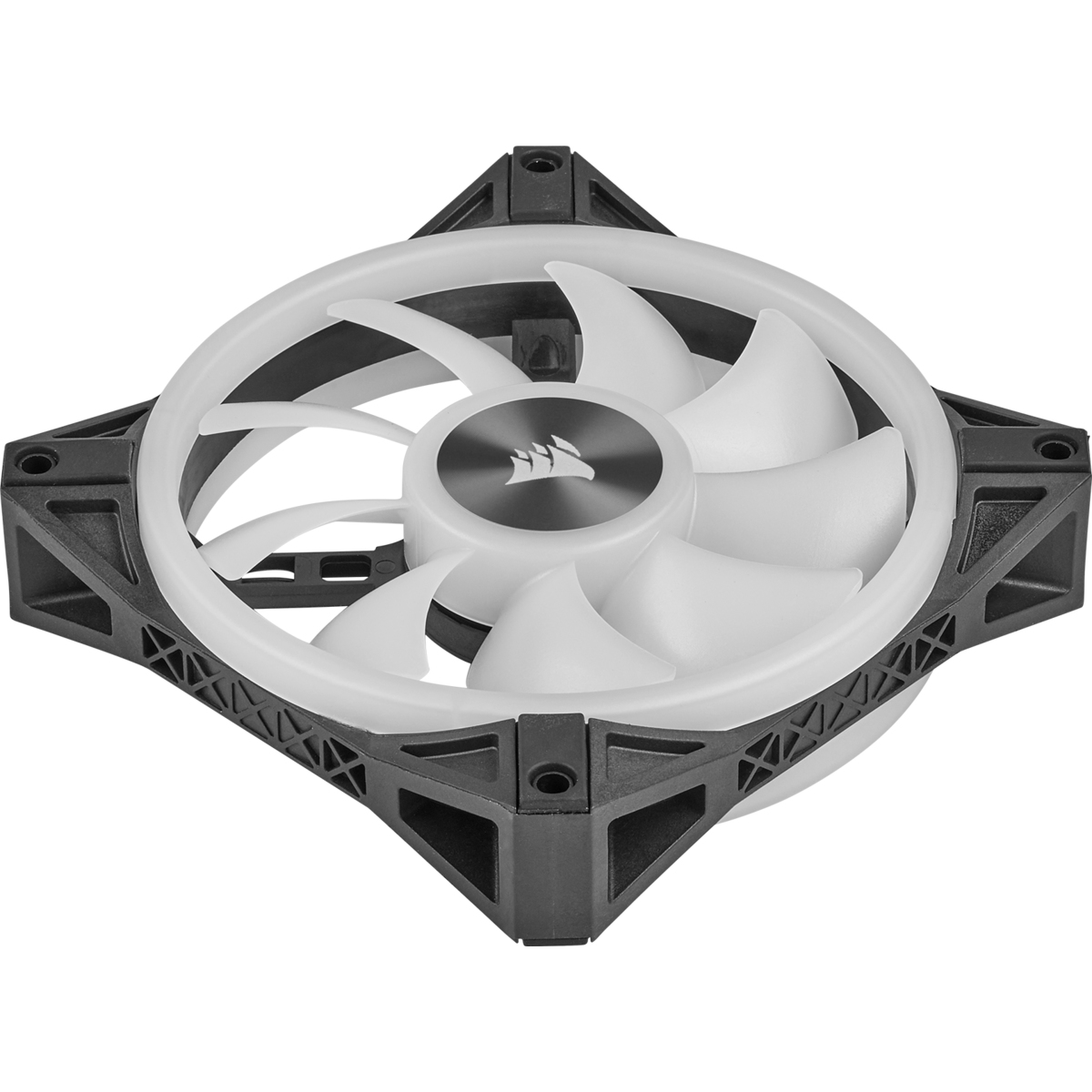 Corsair iCUE QL120 RGB Gehäuselüfter 12 cm PWM 1500 RPM Hydrauliklager RGB Schwarz/Grau