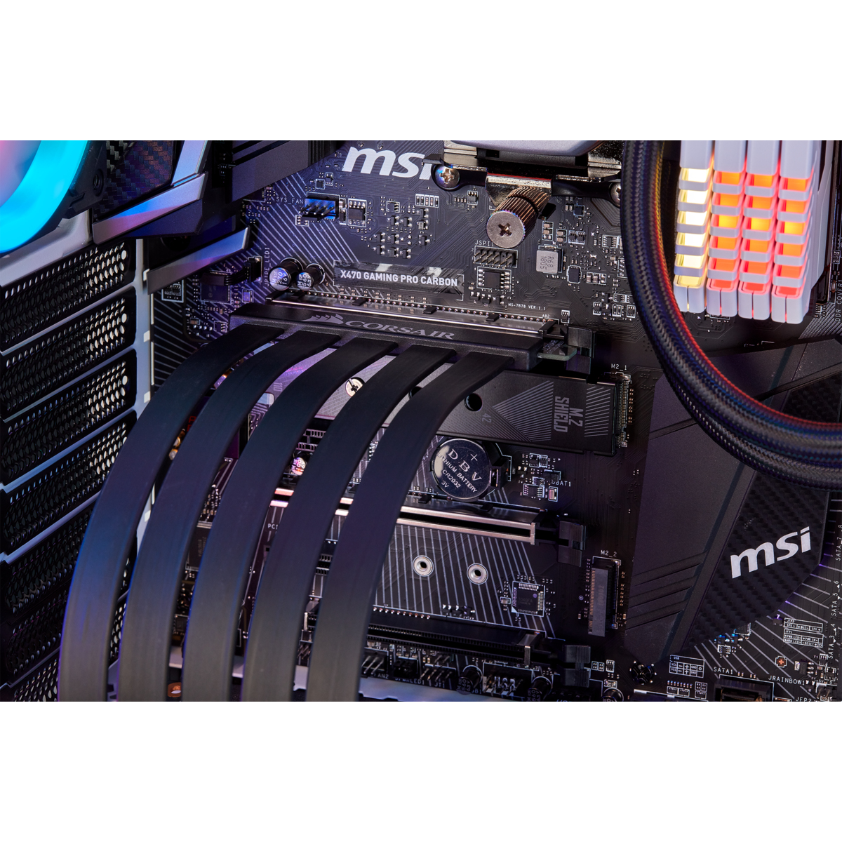 Corsair CC-8900419 Internes PCI-E Stromkabel 0,3 m, Schwarz, für Grafikkarte