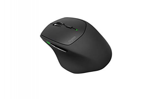 rapoo MT550 Optische 1.600 DPI RF Wireless Ergonomische Maus mit Daumenablage