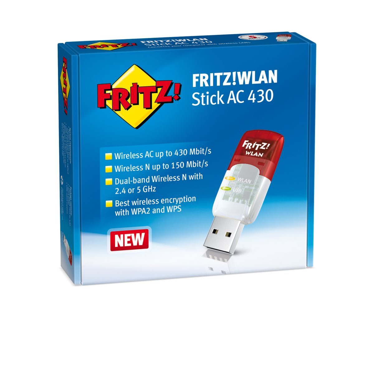 AVM FRITZ!WLAN Stick AC 860 WLAN 300Mbit/s USB