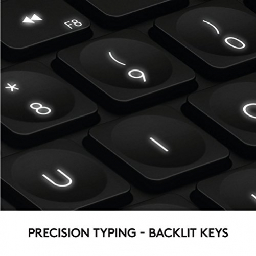 logitech Craft Tastatur RF wireless Bluetooth schwarz Grau UK-Layout