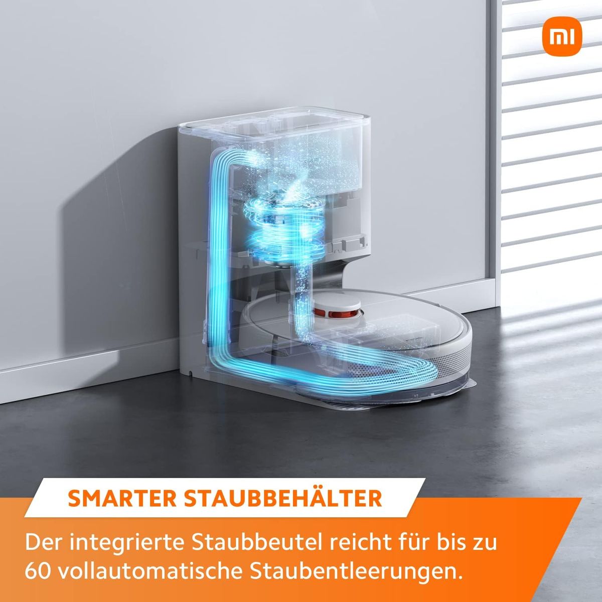 Xiaomi X10 Roboter-Staubsauger Beutellos Weiß