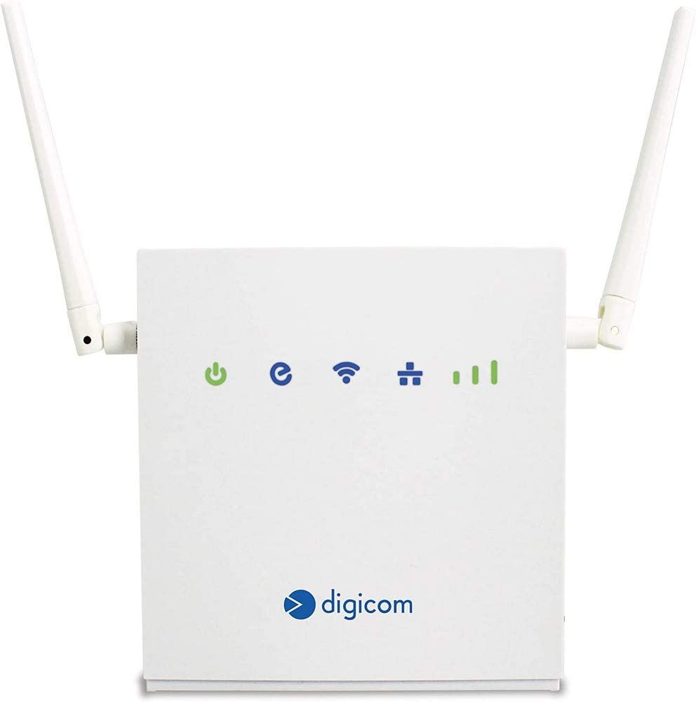 Digicom 4G LiteRoute LTE Cat4 router 4G. 2 10/100 LAN Wi-Fi WPS up to 300Mbps