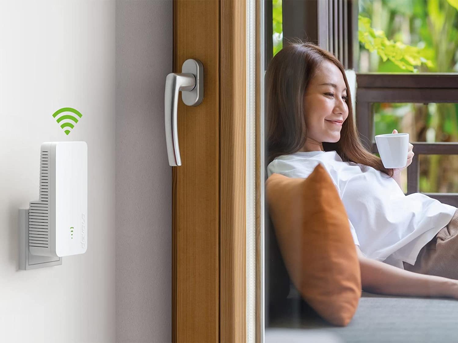 Devolo Repeater 3000 Wi-Fi 6: Verstärker WLAN Highspeed-Internet kompatibel Allen Internetboxen 3000 Mbits 1 Ethernet-Port Access Point Französischer Stecker 7102