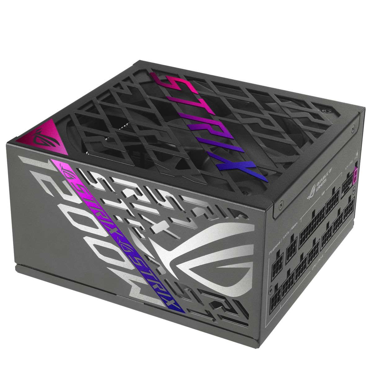 ASUS ROG Strix 1200W Platinum Netzteil, 1200 W, ATX 3.1, 80 PLUS Platinum, voll modular, Semi-passive, Schwarz