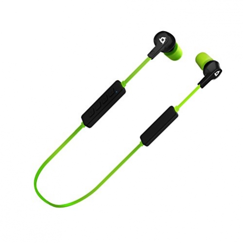 KLIM Pulse Bluetooth 4.1 Noise Reduction Wireless In-Ear Köpfhörer grün/schwarz