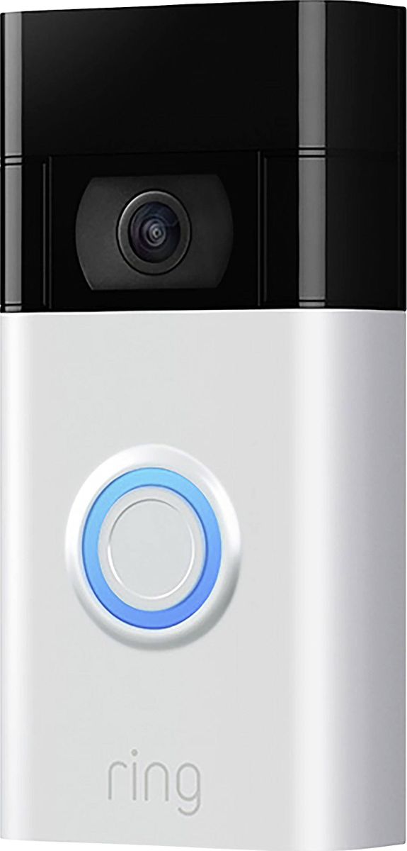 ring IP video door intercom Video Doorbell 2. Gen Wi-Fi Outdoor panel Detached Satin-nickel