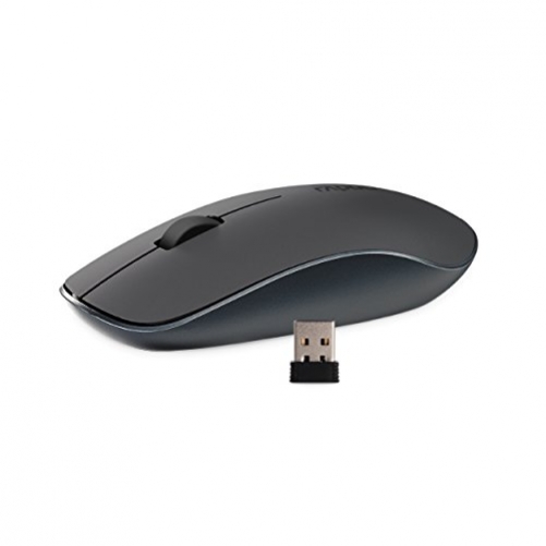 rapoo 3510 Optische 1.000 DPI 2.4GHz Wireless Maus Beidhändig grau/schwarz