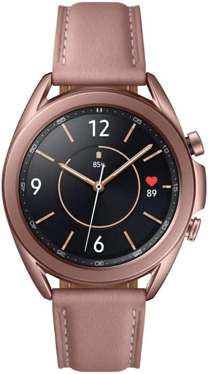 Samsung Galaxy Watch 3, Runde Bluetooth Smartwatch für Android, drehbare Lünette, Fitnessuhr, Fitness-Tracker, 41 mm, Mystic Bronze. bei Amazon] 41 mm Bluetooth Mystic Bronze