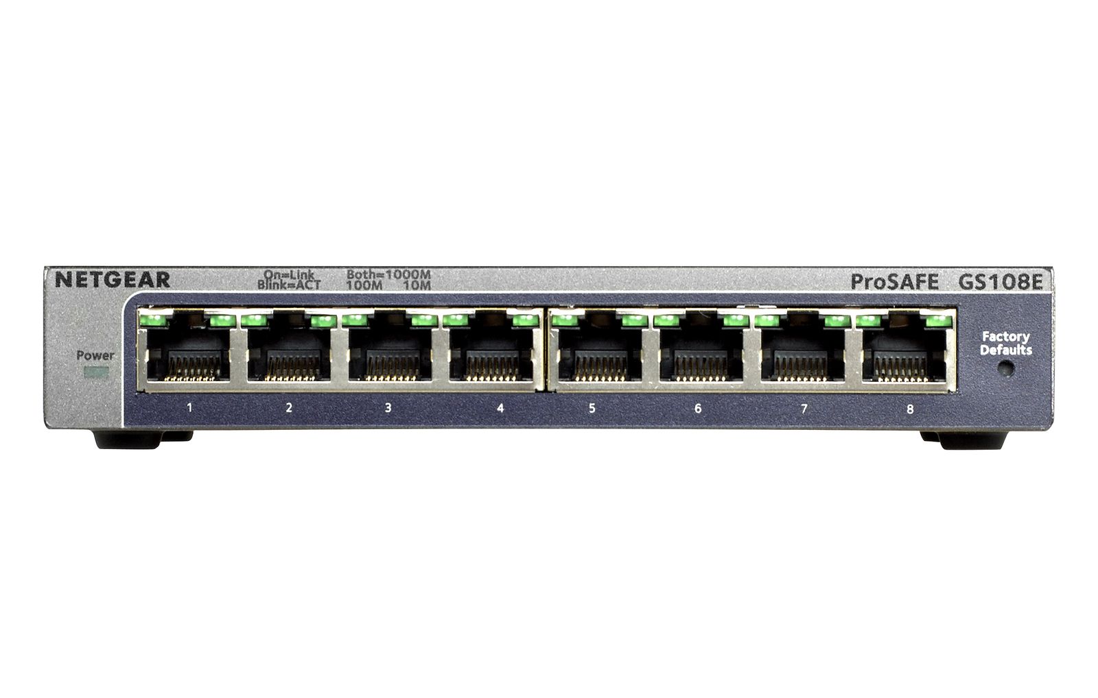 NETGEAR Switch NETGEAR 8x GE GS108E-300PES webmanaged retail