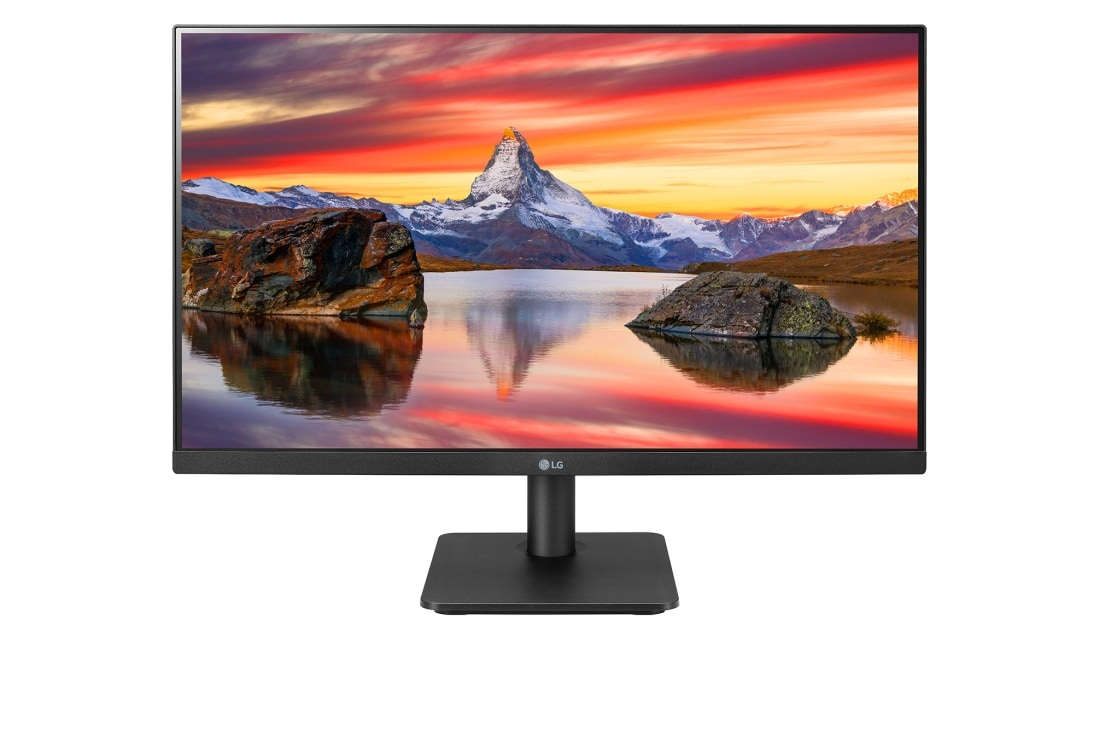 LG Electronics 24MP400-B 60,4 cm (24 Zoll) Full HD Monitor (IPS-Panel, FreeSync, Reader Mode), schwarz, mattschwarz