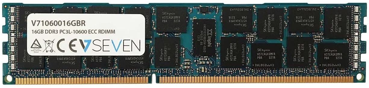 V7 16GB DDR3 PC3-10600 - 1333mhz SERVER ECC REG Server Memory Module - V71060016GBR