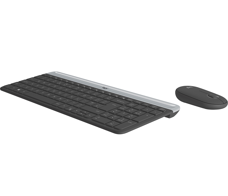 logitech MK470 Tastatur RF Wireless Graphit (USA Layout - QWERTY)