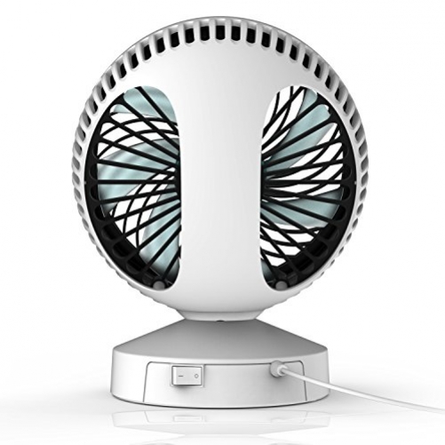 KLIM Breeze USB Fan - High Performance Portable Desk Fan