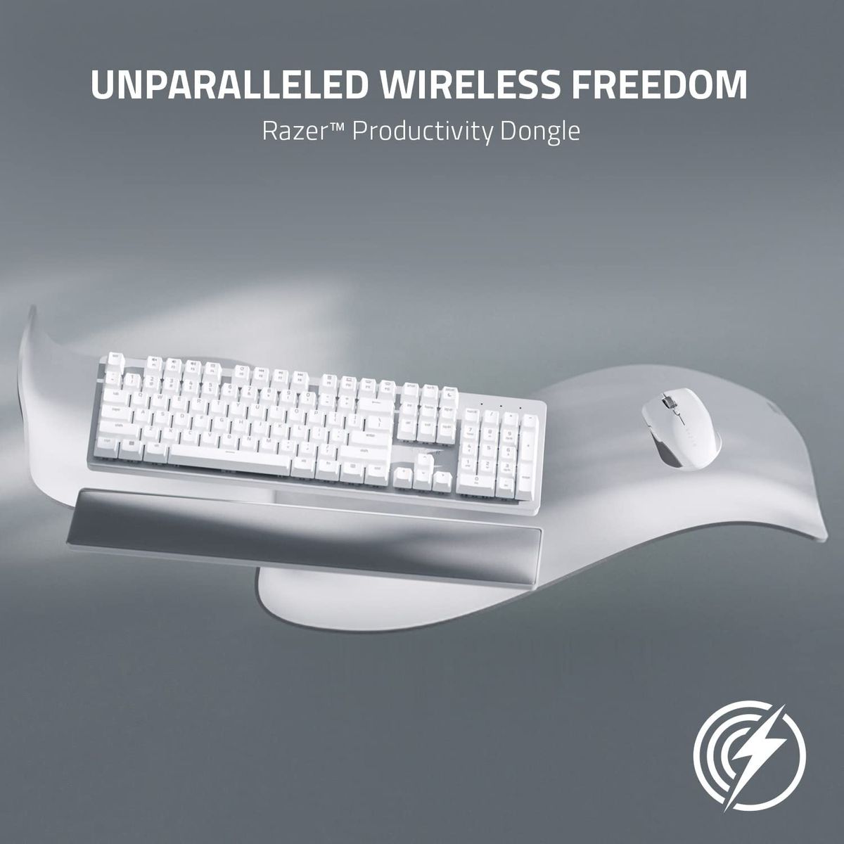 Razer Pro Type Ultra Gaming Keyboard Dual Wireless Yellow Switches DE-Layout