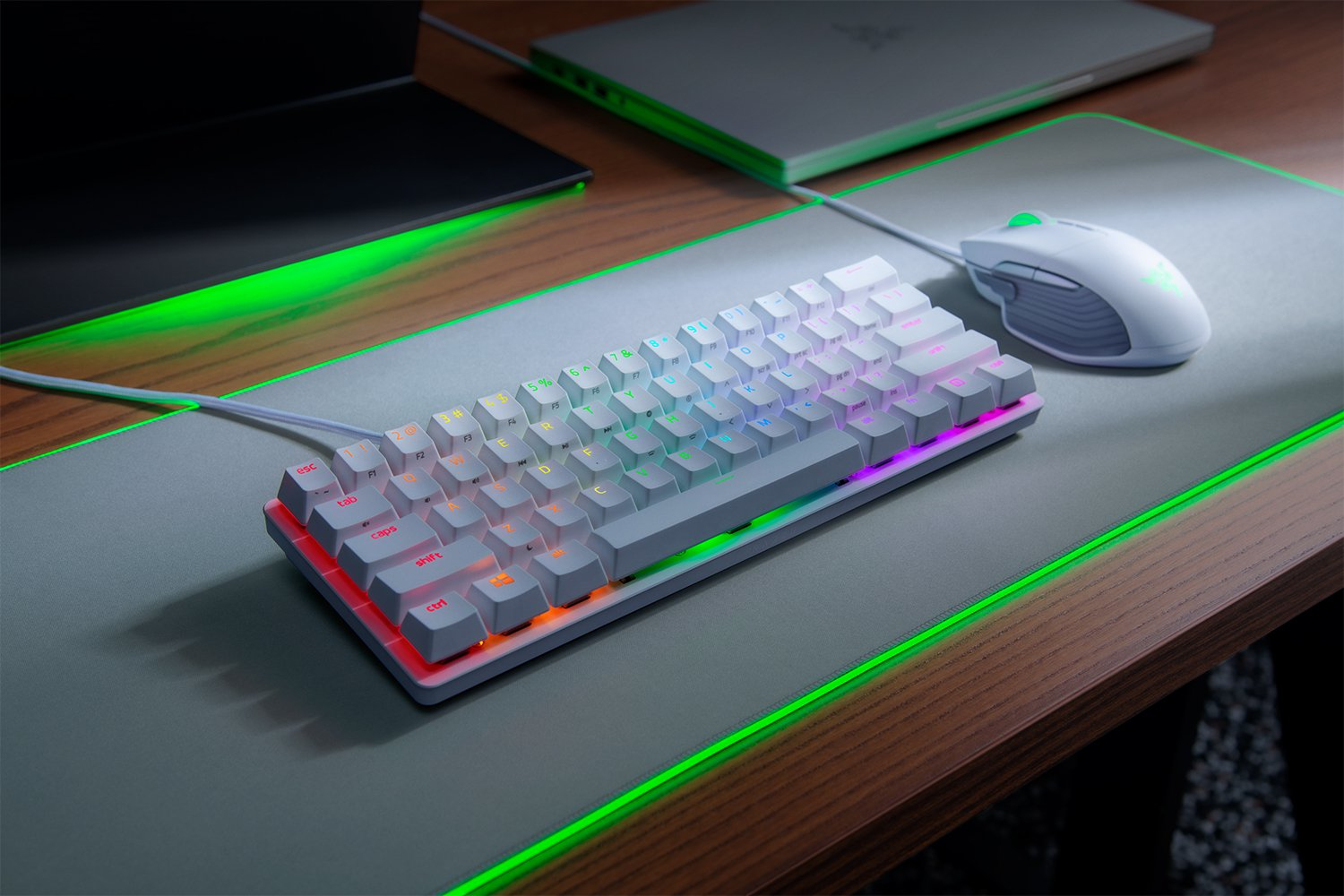 Razer Huntsman Mini Gaming Keyboard Optical Purple Switches Chroma RGB DE-Layout