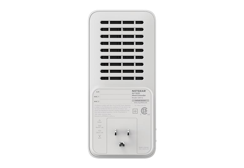 Netgear WiFi Extender Booster EAX12 | WiFi 6 Repeater | WiFi Booster Range Extender | AX1600 Covers up to 1200 sq ft and 15 Devices