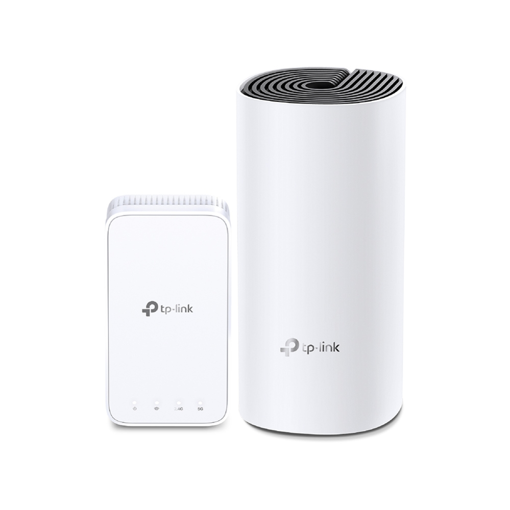 TP-Link AC1200 Whole-Home Mesh WLAN System 867Mops at 5 GHz + 300 Mops at 2,4 GHz 2 Gigabit Ports 2 Interne Antenne Deco M3(2-Pack) V2
